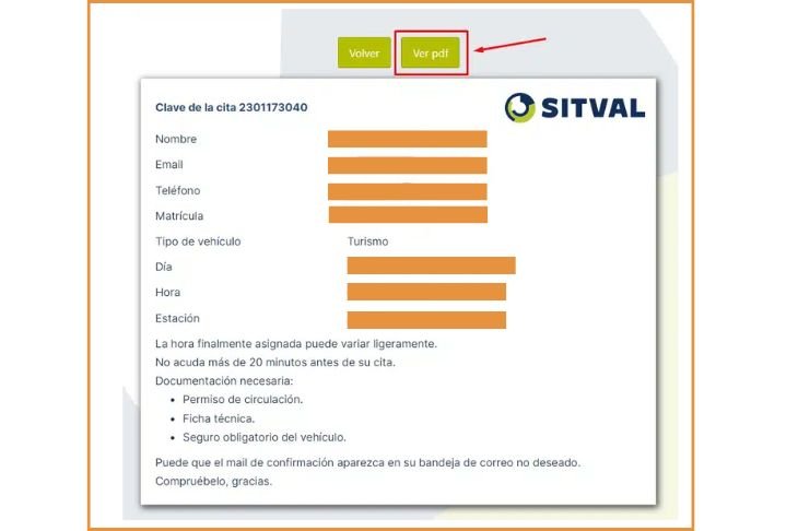 Cita Previa SITVAL itv catarroja